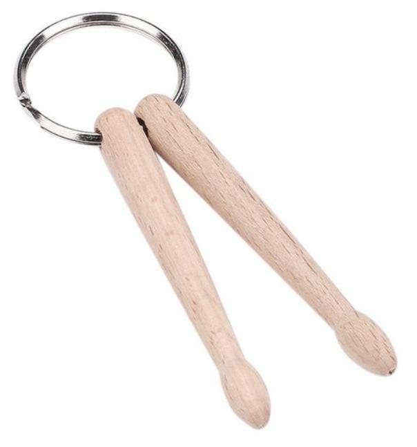 Nøglering med Trommestikker