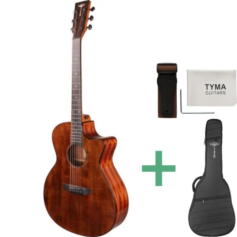 Tyma G-3E RS western-guitar brun