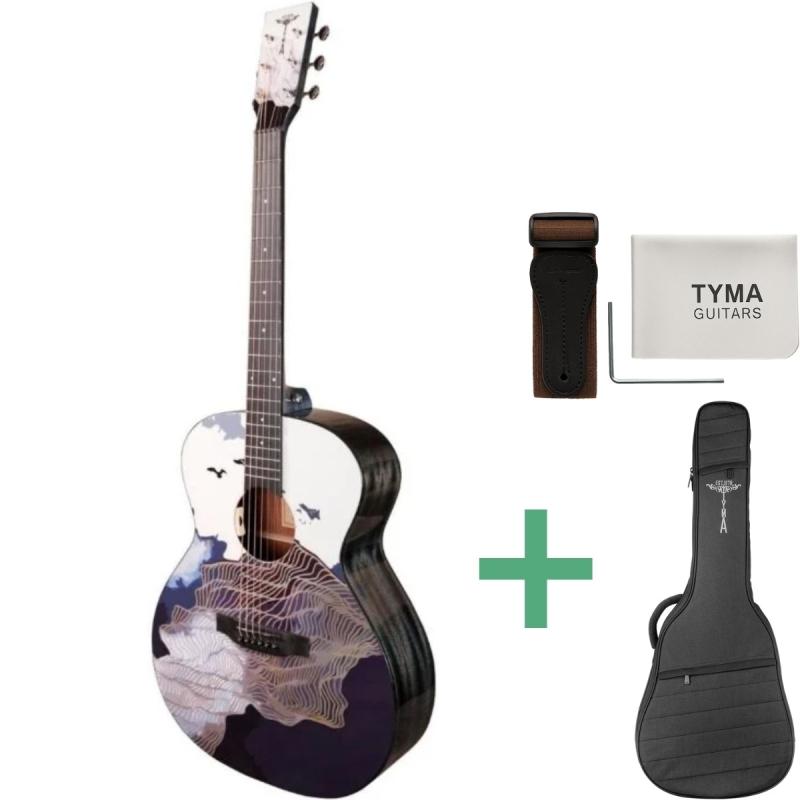 Tyma V-3E Ukiyoe western-guitar