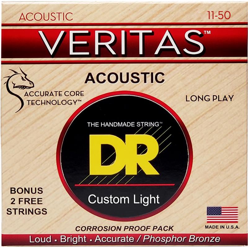 DR Strings VTA-11 Veritas western-guitar-strenge, 011-050