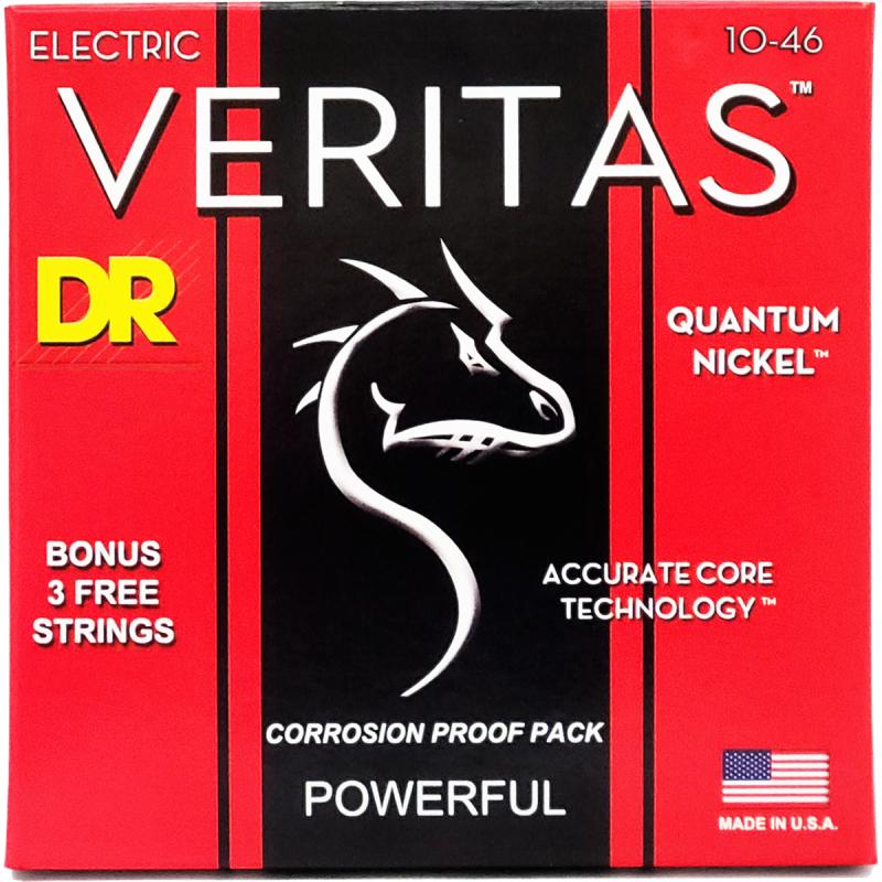 DR Strings VTE-10 Veritas el-guitar-strenge, 010-046