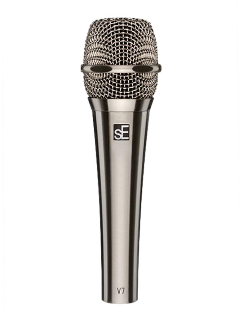 SE Electronics V7 Supercardioid Dynamisk Vokal mikrofon  Nickel